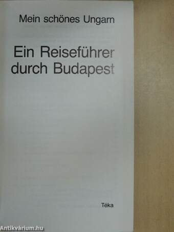 Ein Reiseführer durch Budapest