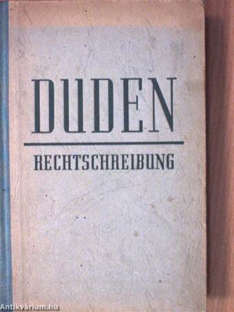 Duden Rechtschreibung