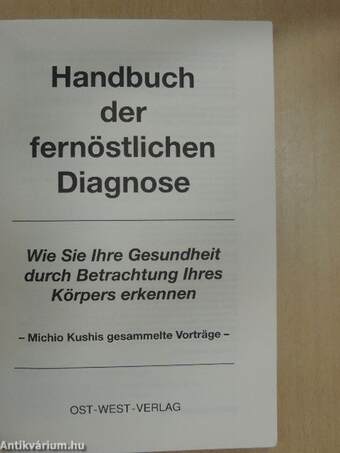 Handbuch der fernöstlichen Diagnose