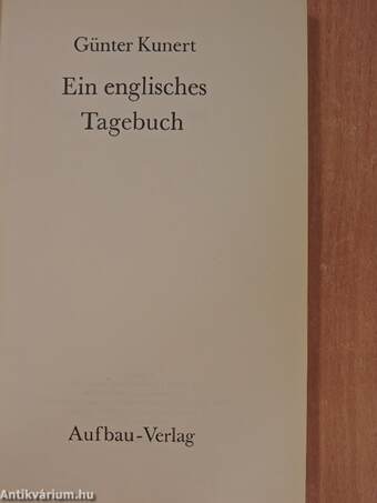 Ein englisches Tagebuch