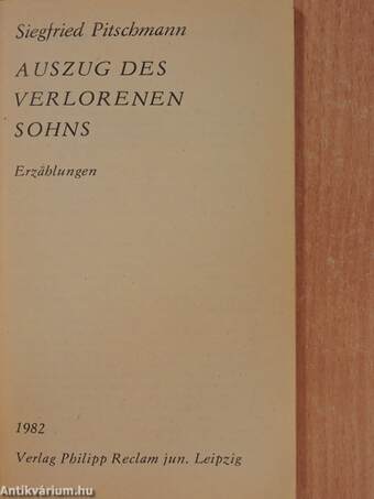 Auszug des verlorenen Sohns