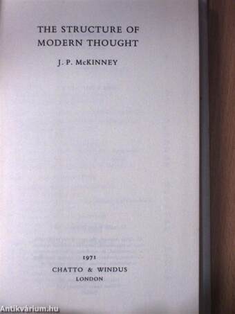 The Structure of Modern Thought