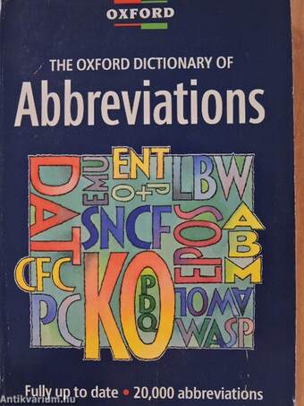 The Oxford Dictionary of Abbreviations