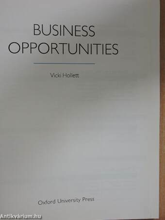 Business opportunities