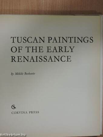 Tuscan Paintings of the early Renaissance