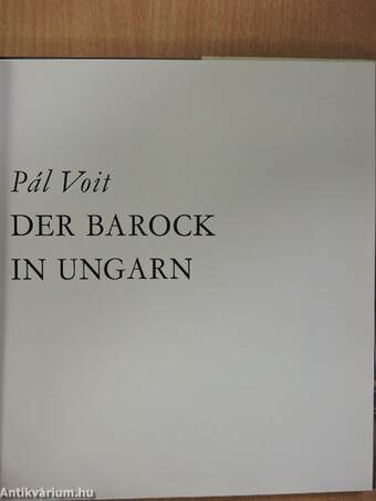 Der Barock in Ungarn