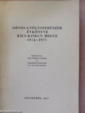 Orvos-gyógyszerészek évkönyve