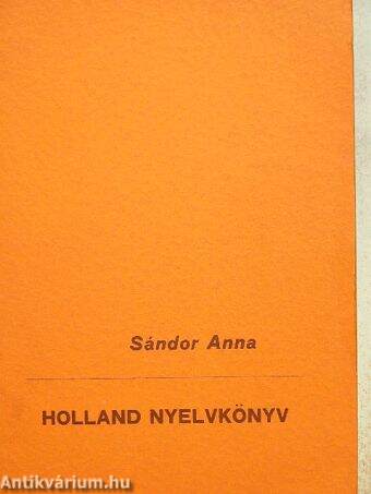 Holland nyelvkönyv