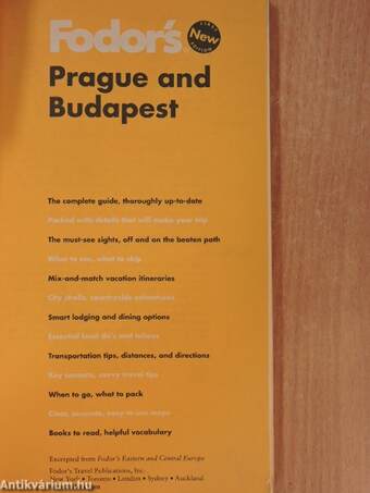 Prague and Budapest