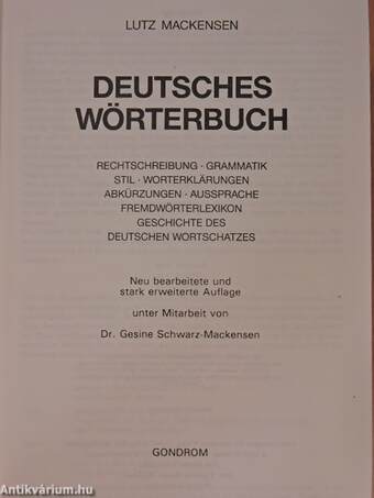 Deutsches Wörterbuch