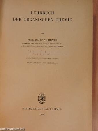 Lehrbuch der organischen Chemie