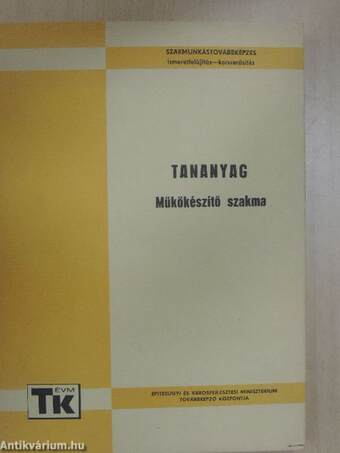 Tananyag - Műkőkészítő szakma