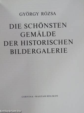 Die schönsten Gemälde der historischen Bildergalerie