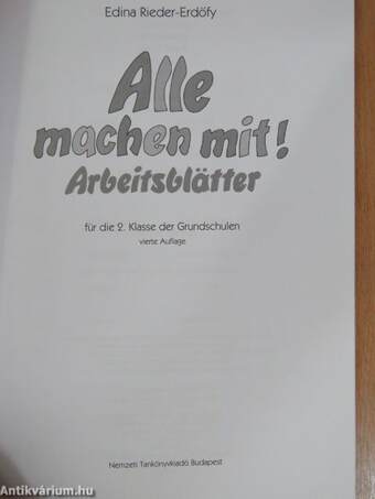 Alle machen mit! - Arbeitsblätter