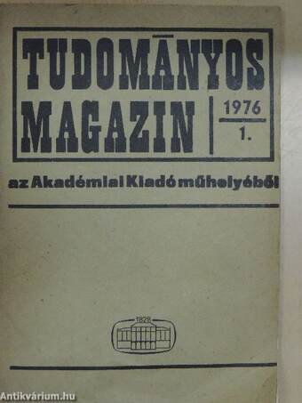 Tudományos Magazin 1976/1.