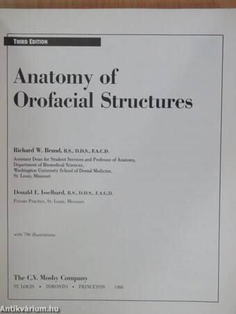 Anatomy of Orofacial Structures