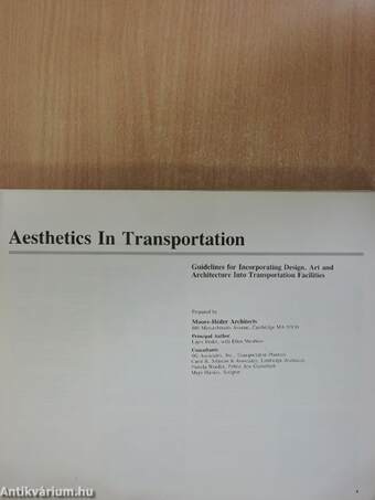 Aesthetics in Transportation