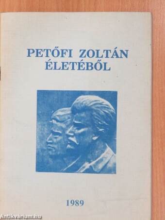 Petőfi Zoltán életéből (dedikált példány)