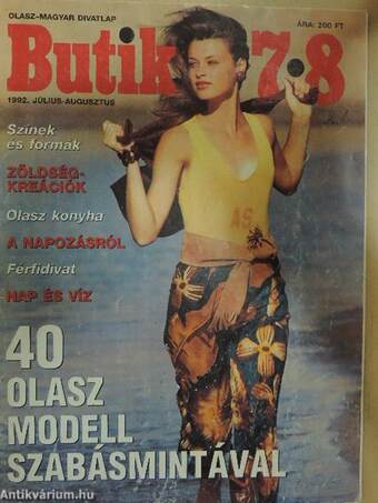 Butik 1992. július-augusztus