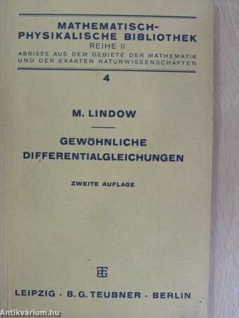 Gewöhnliche differentialgleichungen