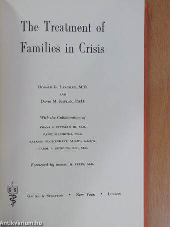 The Treatment of Families in Crisis