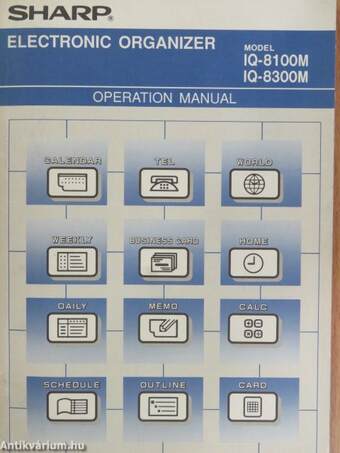 Sharp Electronic Organizer IQ-8100M/IQ8300M