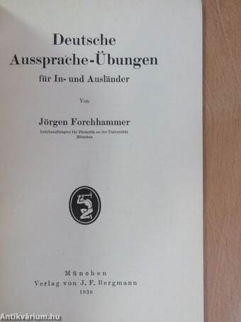 Deutsche Aussprache-Übungen für In- und Ausländer