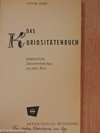 Das Kuriositätenbuch