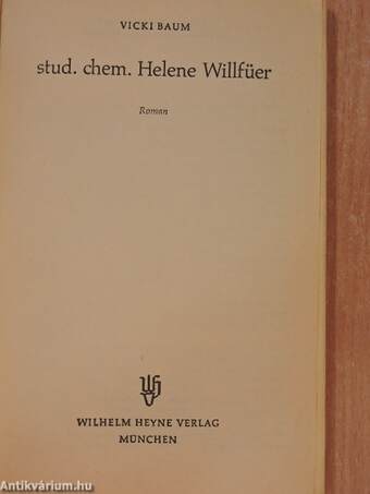 stud. chem. Helene Willfüer