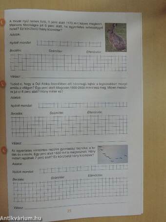 Szöveges matematikafeladatok 4.