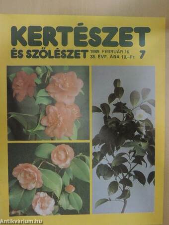 Kertészet és Szőlészet 1989. február 16.