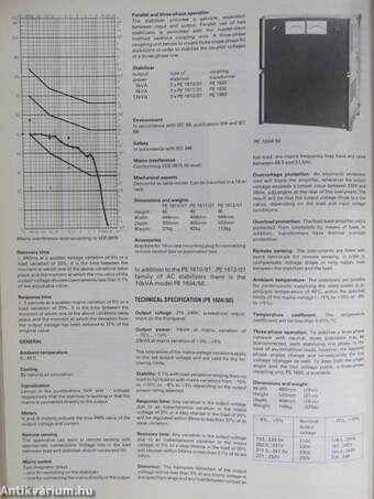 Test and Measuring Instruments Catalog 1982/83