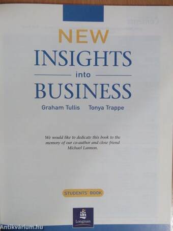 New Insights into Business - Students' Book