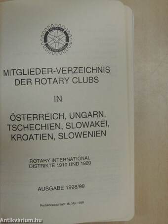 Mitglieder-Verzeichnis der Rotary Clubs