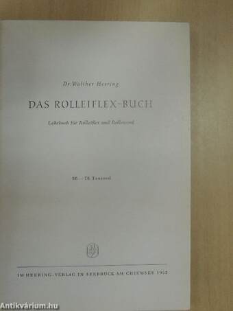 Das Rolleiflex-Buch