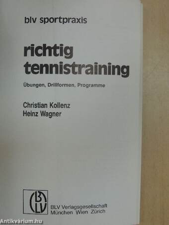 Richtig Tennistraining