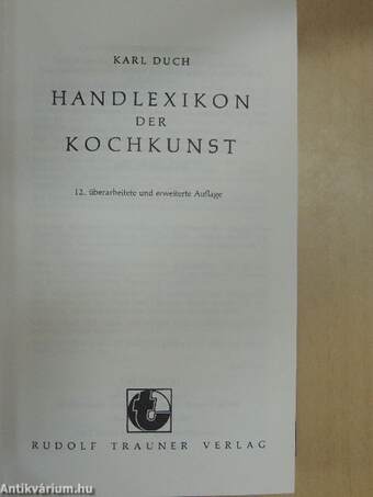 Handlexikon der Kochkunst