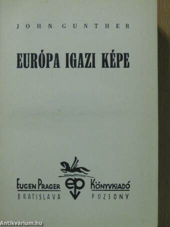 Európa igazi képe I. (töredék)