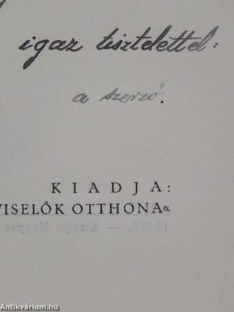 A magyar vámügy fejlődése 1519-ig (dedikált példány)