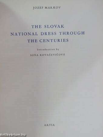 The slovak national dress through the centuries