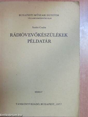 Rádióvevőkészülékek példatár