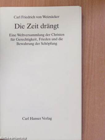 Die Zeit drängt