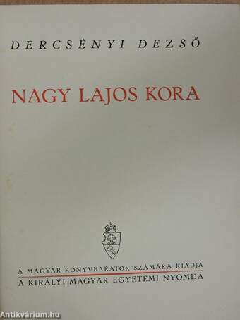 Nagy Lajos kora