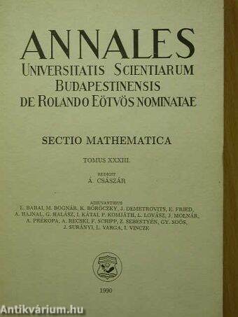 Annales, Sectio Mathematica