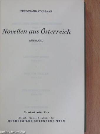 Novellen aus Österreich