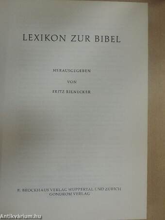 Lexikon zur Bibel