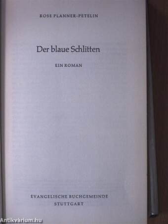 Der blaue Schlitten