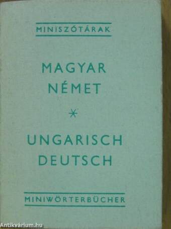 Magyar-német miniszótár (minikönyv)