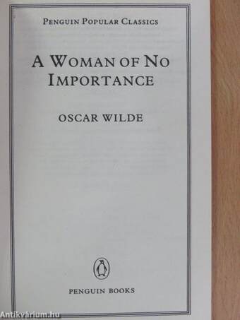 A Woman of No Importance