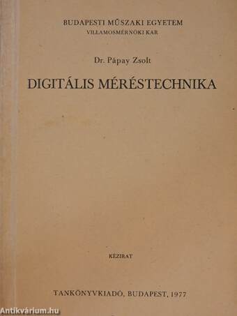 Digitális méréstechnika